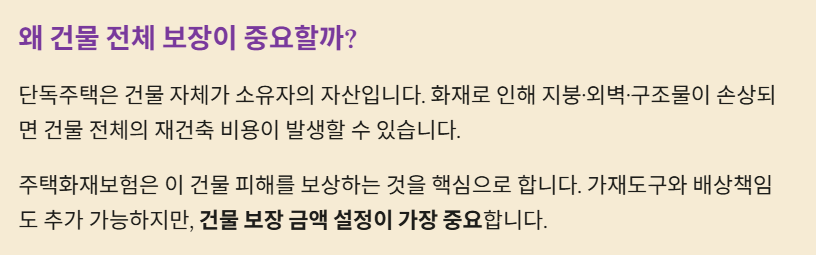 왜 건물 전체 보장이 중요할까?