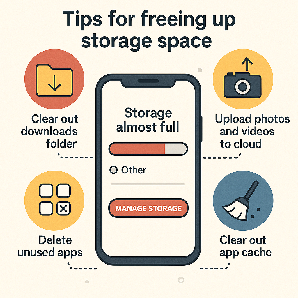 스마트폰 느려졌다면? 저장 공간 정리로 속도와 용량 모두 잡자!