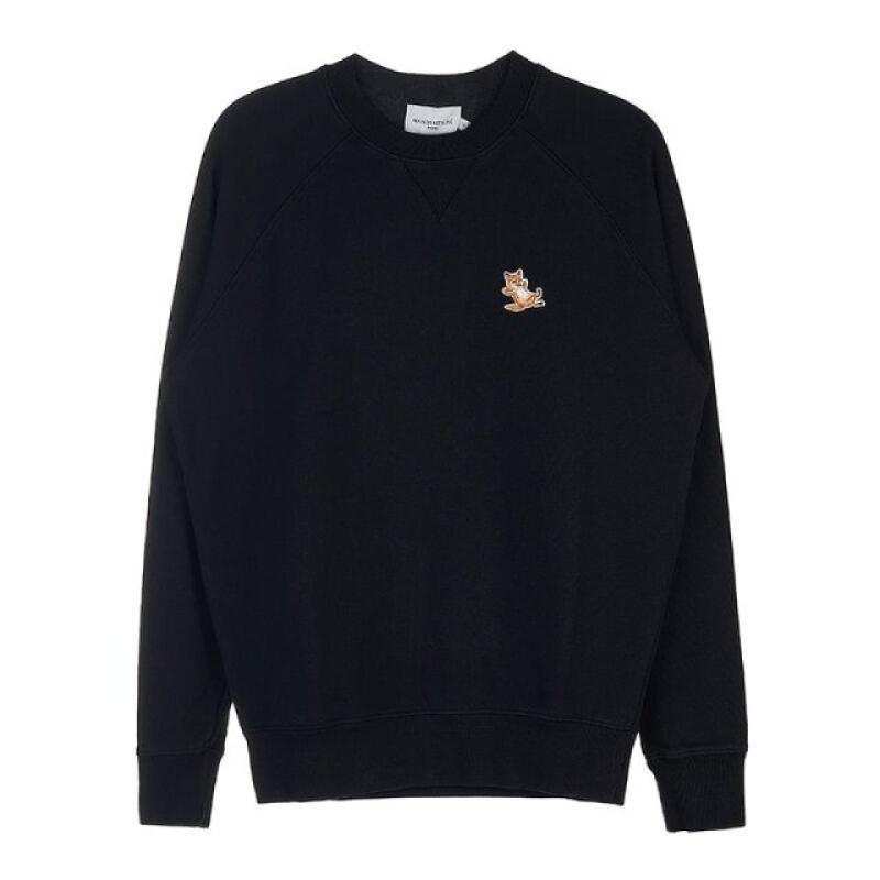 메종키츠네 페드로 메종 키츠네 칠렉스 폭스 패치 맨투맨 BK BK GU00342KM0002BK