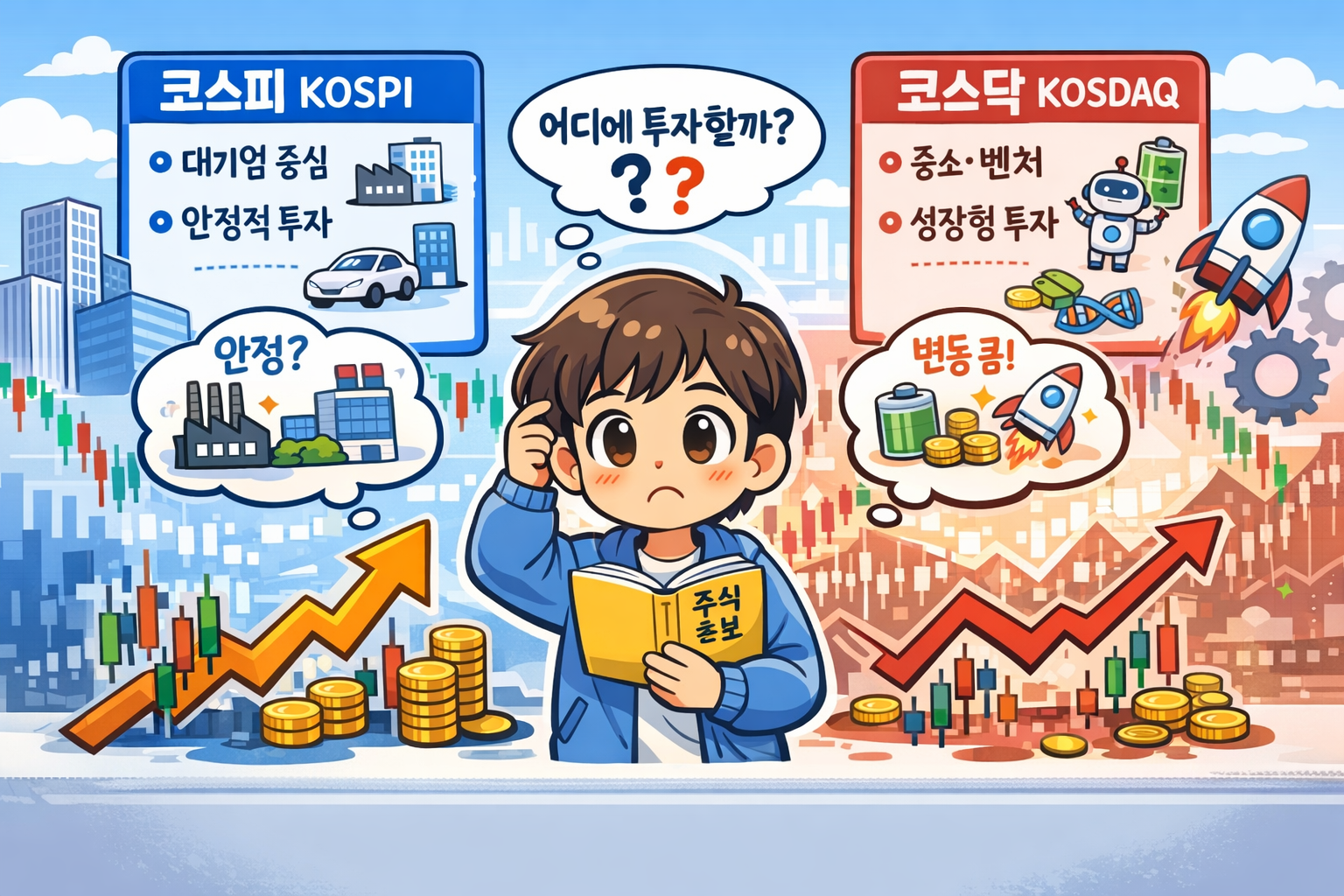 코스닥 코스피 차이범