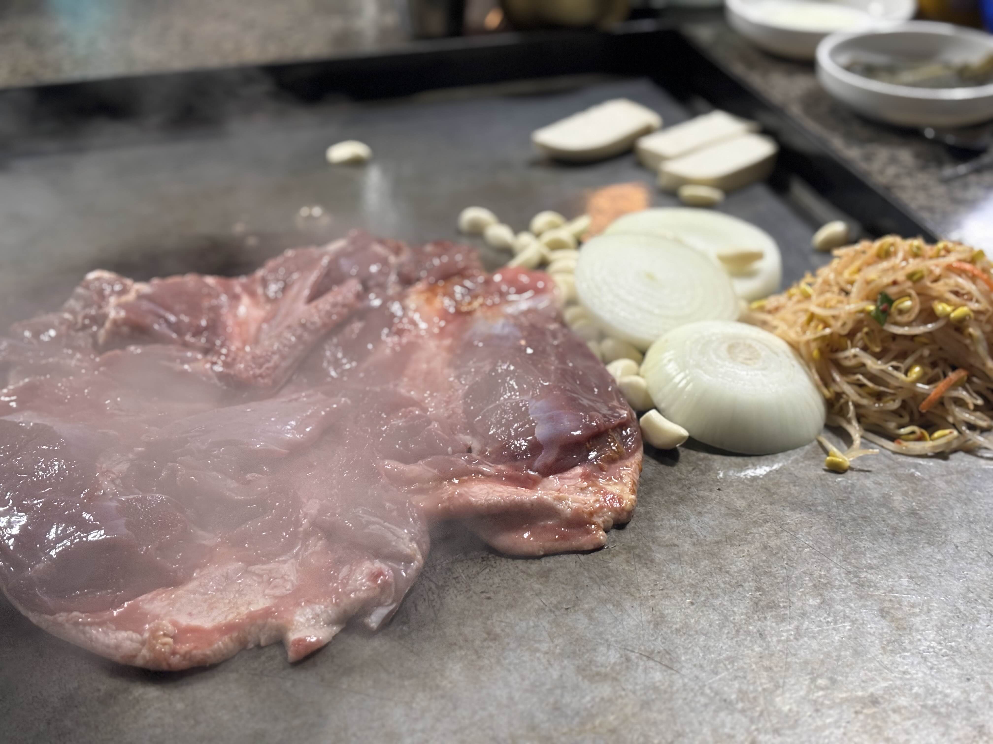 수락산 철판 오리고기_송산