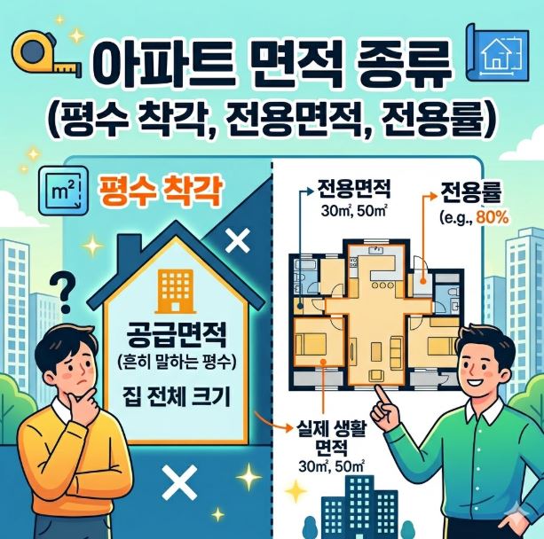 아파트 면적 종류 사진