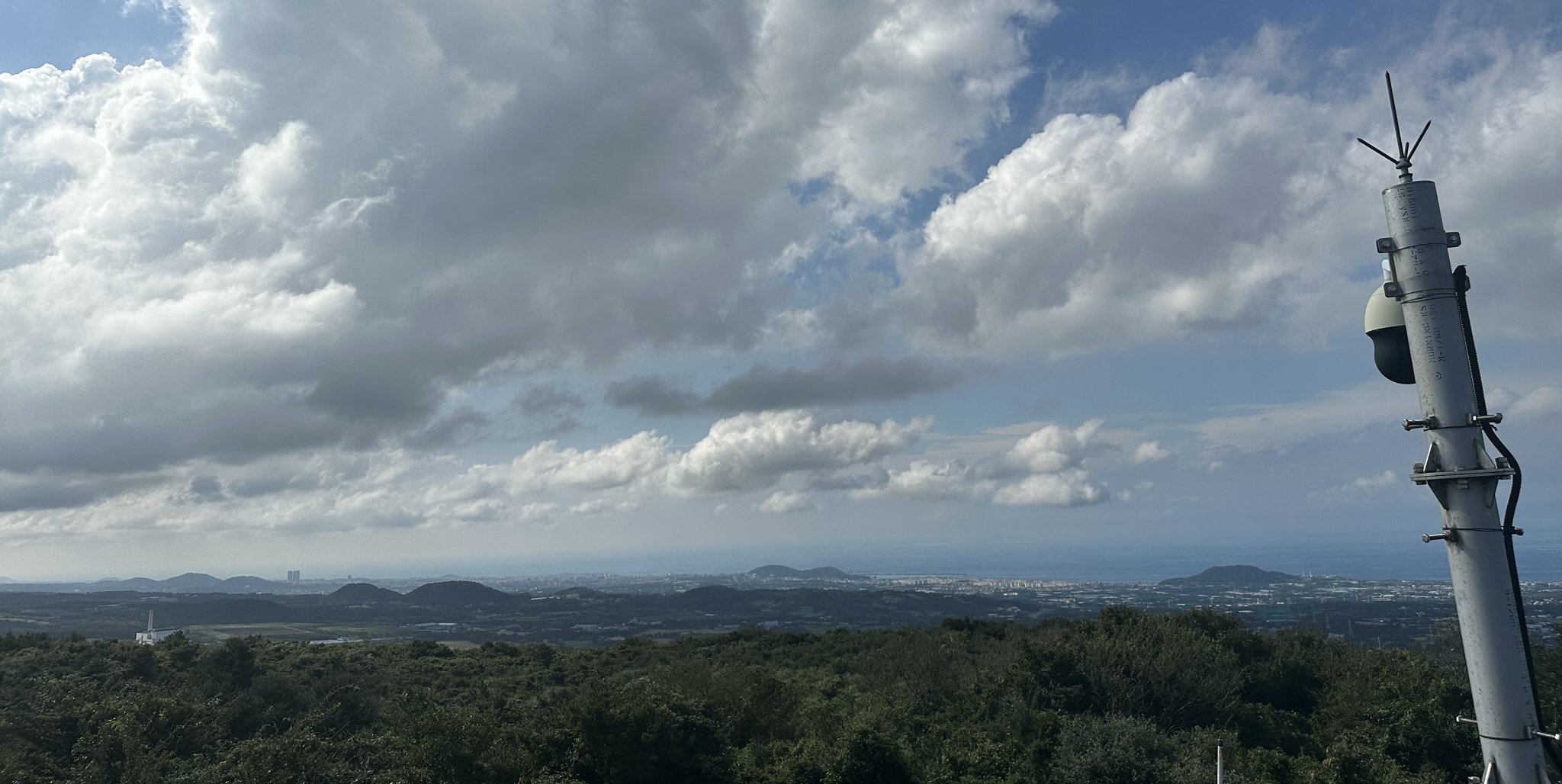 바농오름 전망대 경관