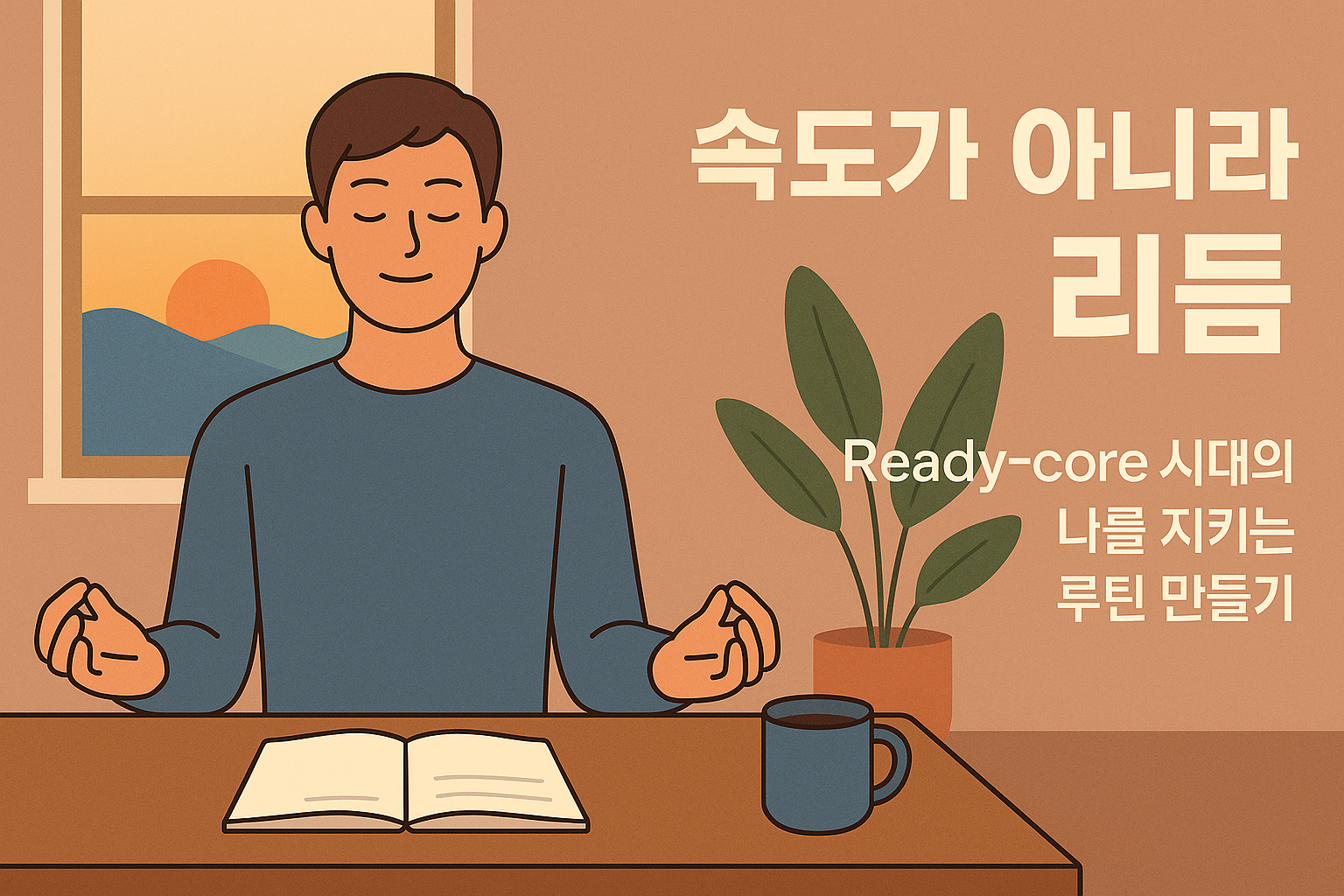 속도가 아니라 리듬 – Ready-core 시대의 나를 지키는 루틴 만들기