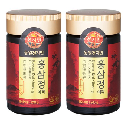 추석 선물세트 10만원대 천지인 홍삼정 예작 6년근