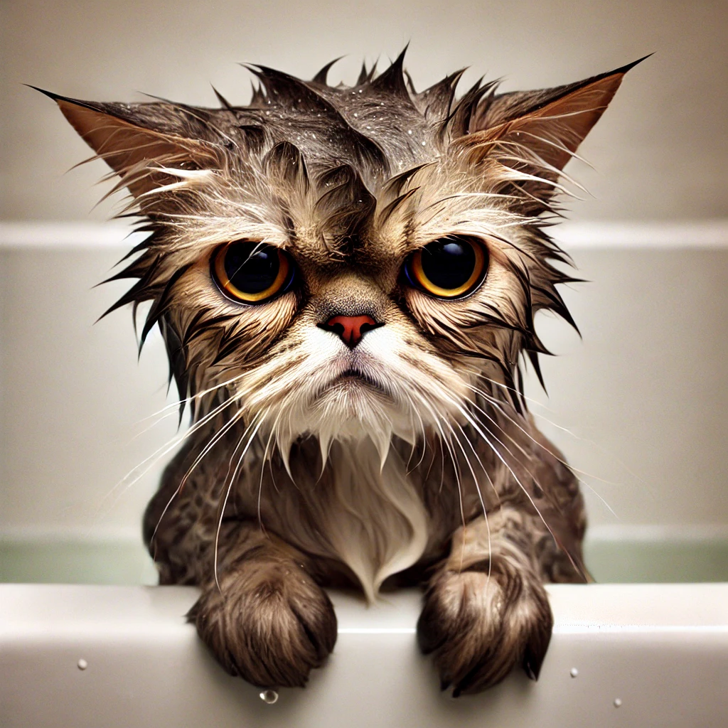 고양이의 물에 대한 혐오감 뒤에 숨은 생물학