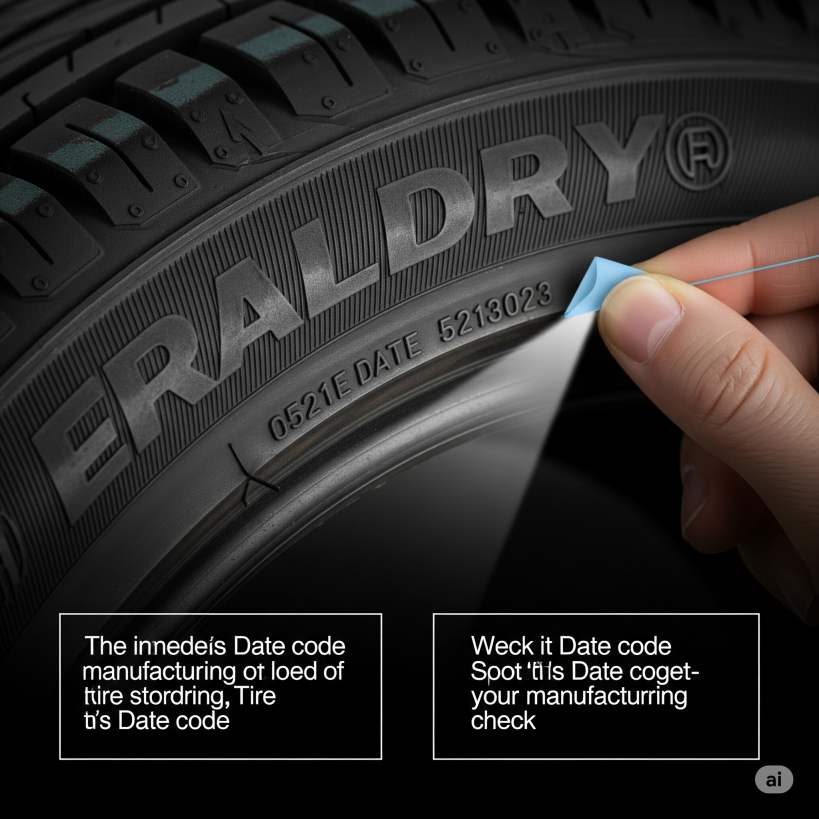 타이어 제조일자 확인법