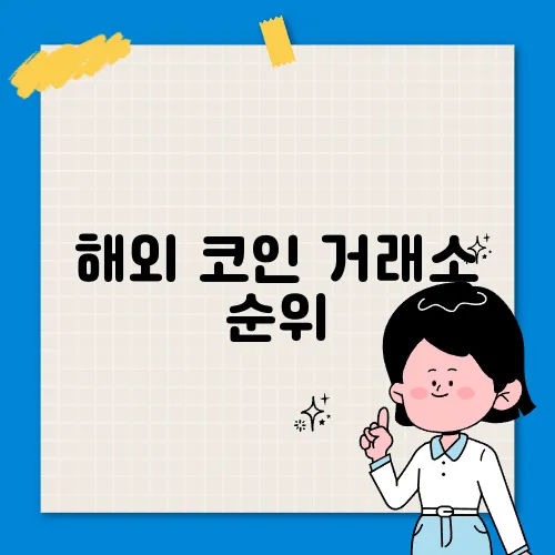 해외 코인 거래소 순위