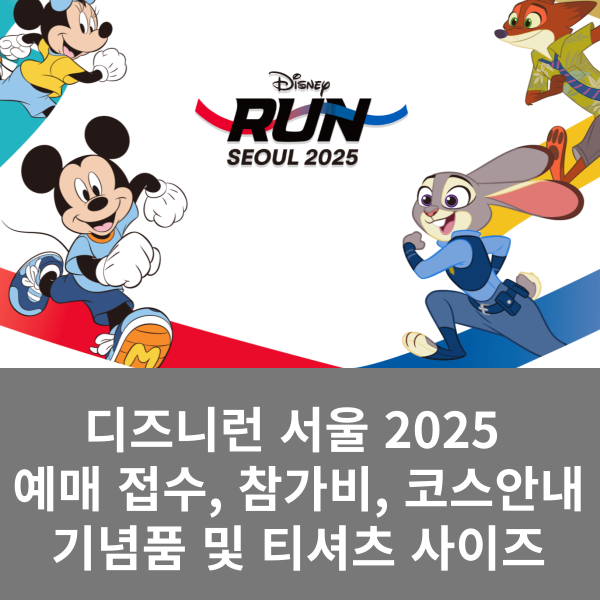 디즈니런 서울 2025 대회정보