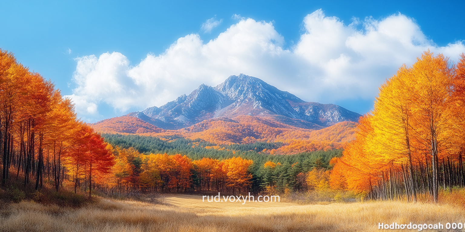 두타산의 사계절
