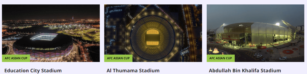 카타르 아시안컵 8강 대진표