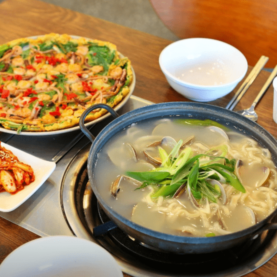 수완지구 맛집 "구시포칼국수 수완" 음식