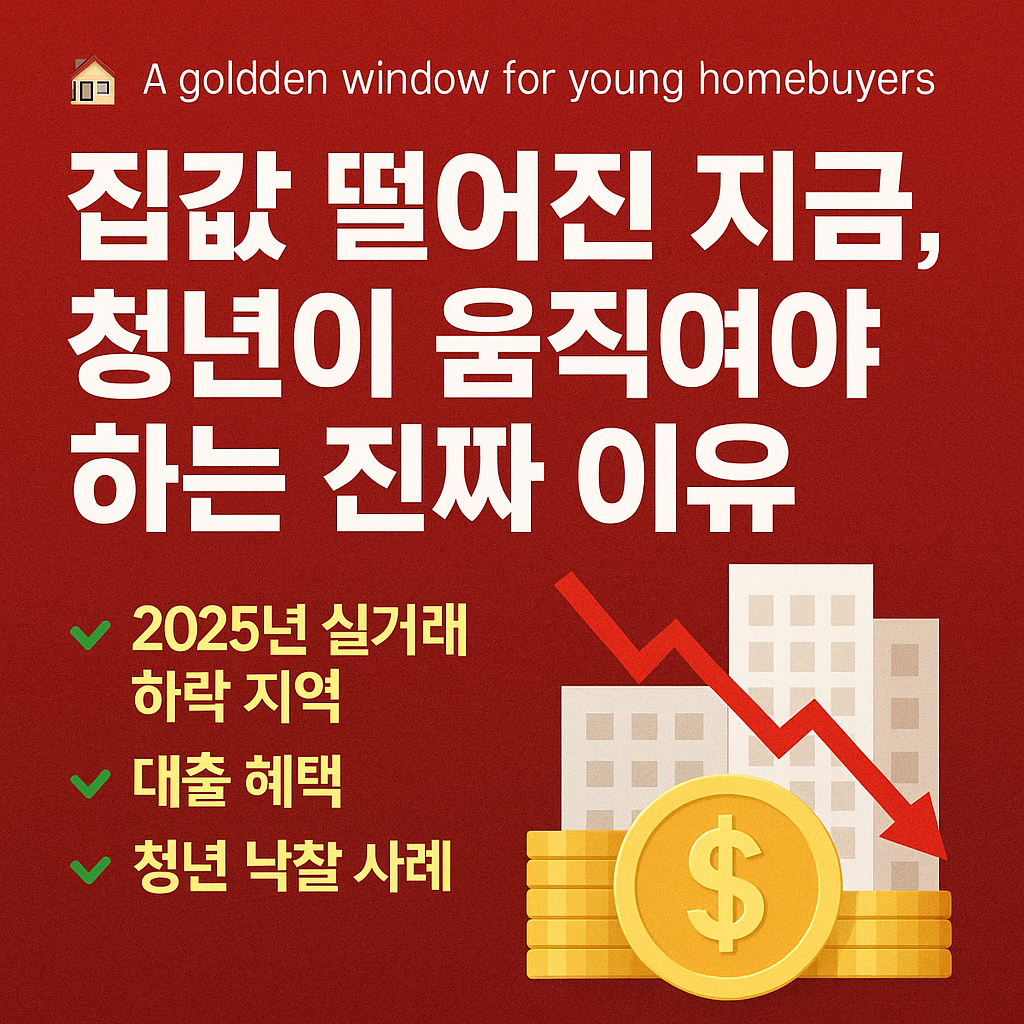 2025년 집값 하락, 청년에게 내 집 마련의 기회가 될까?