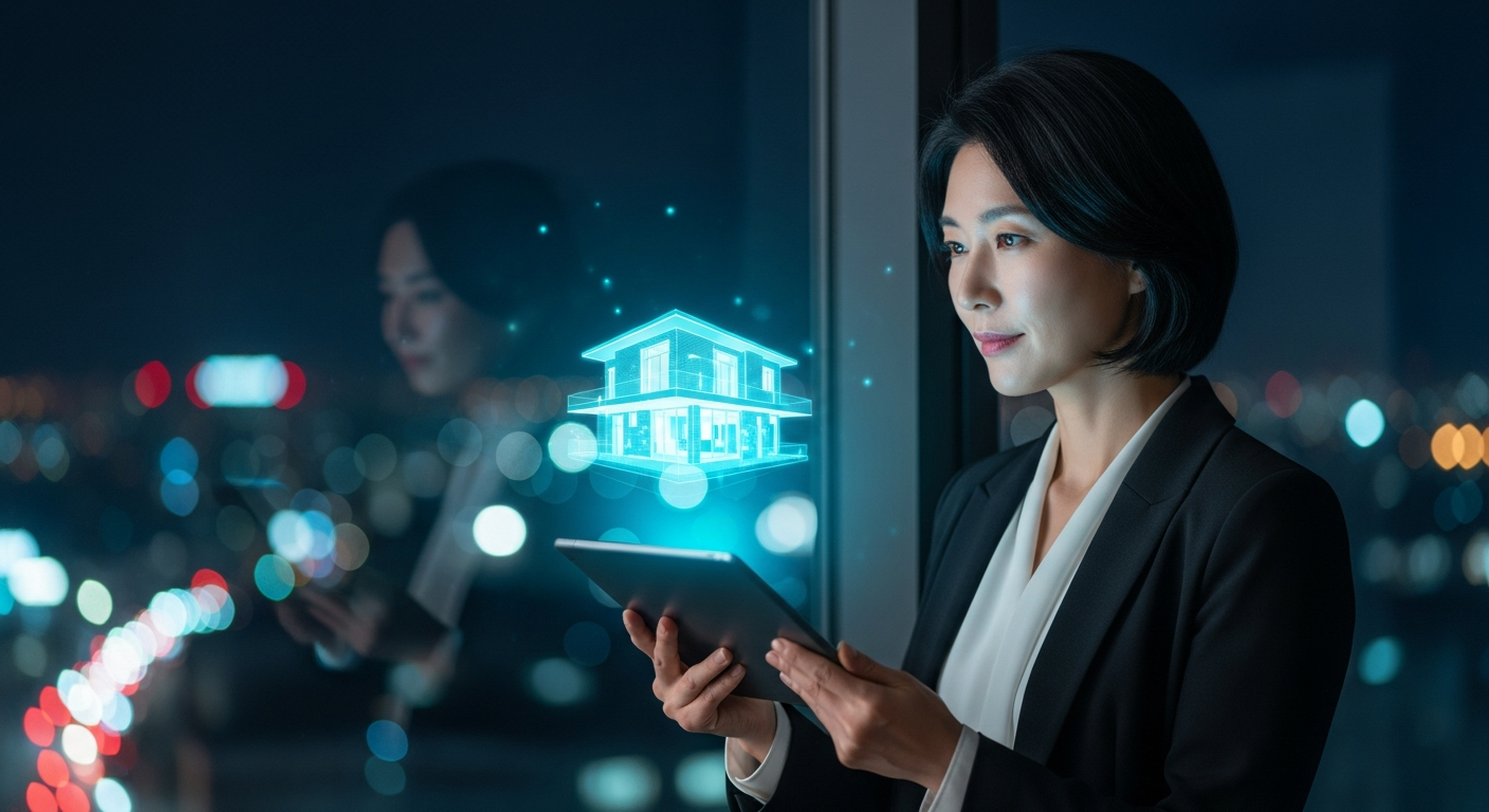 청년주택드림청약통장을 통해 내 집 마련의 꿈을 실현하는 주택 모형과 열쇠 이미지