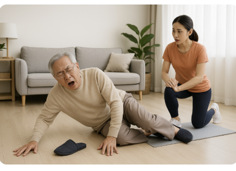 노인 낙상, 왜 자주 일어날까? 하루 10분만 바꾸면 달라지는 몸의 변화 관련 사진