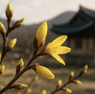 개나리 꽃말 희망과 달성의 상징으로 불리는 특별한 의미