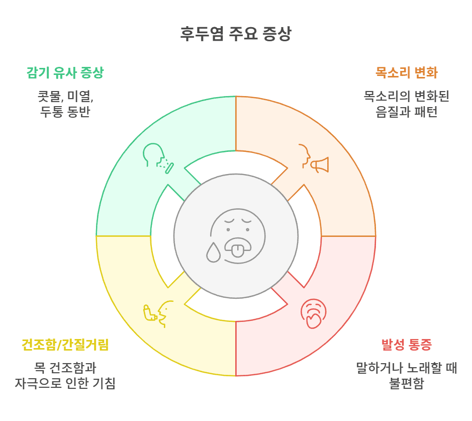 후두염 정의 및 주요 증상