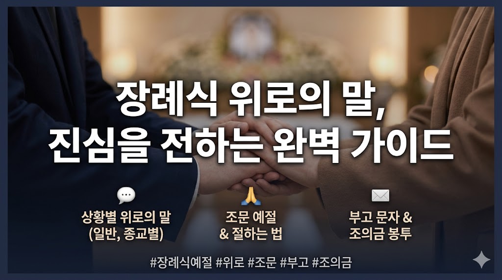 장례식 인사말