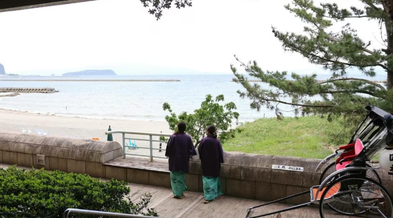 긴쇼우 호텔 산책