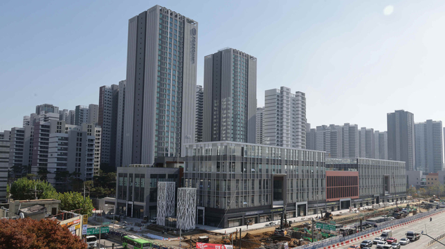 강동구-올림픽파크포레온-단지전경