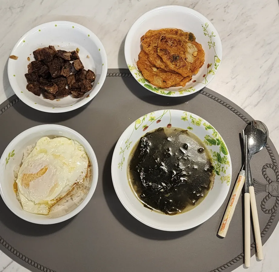 아침식단