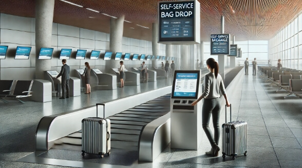 백드랍 서비스를 활용하면 자동으로 수하물을 위탁할 수 있습니다.