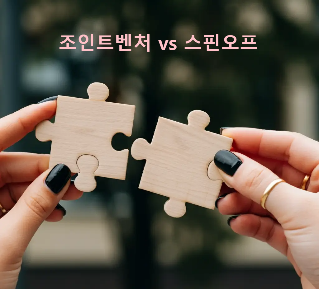 조인트벤처 vs 스핀오프 차이점