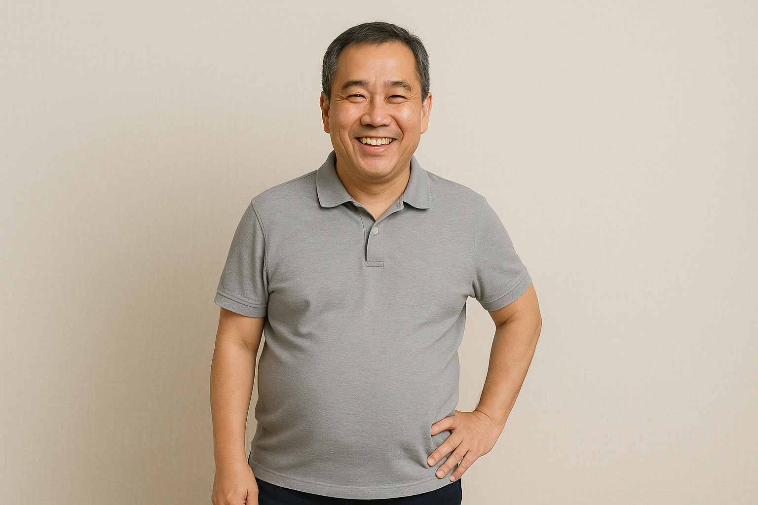 50대 남성 배만 나오는 이유