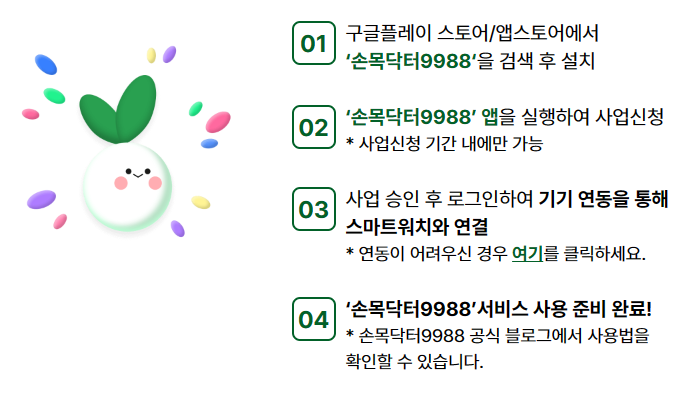손목닥터 9988 신청 방법