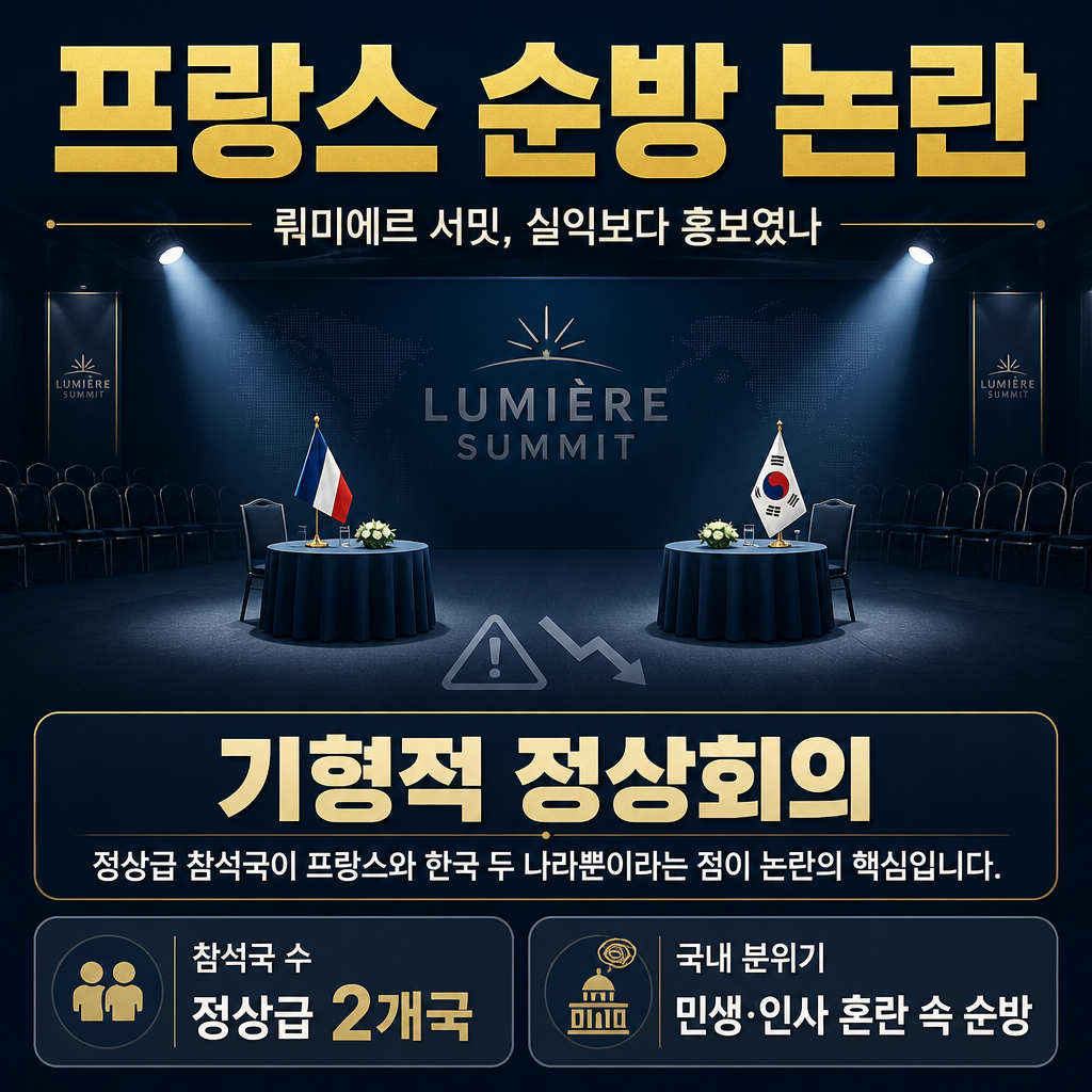 프랑스 순방 논란