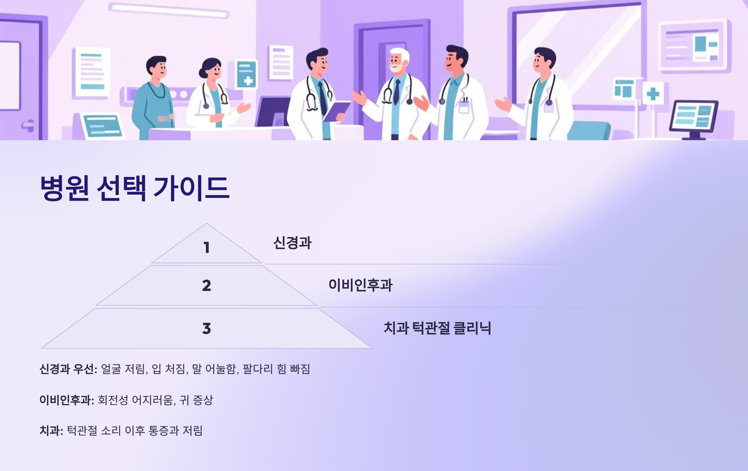 병원 선택 가이드