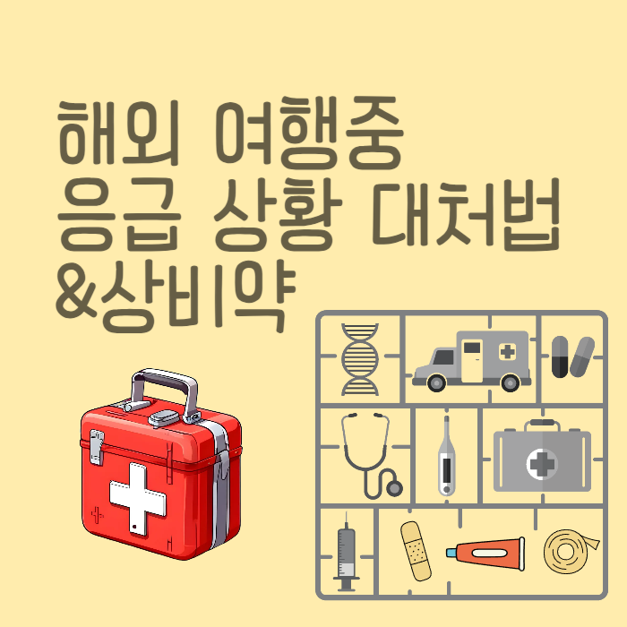 해외 여행중 응급 상황 대처법&상비약