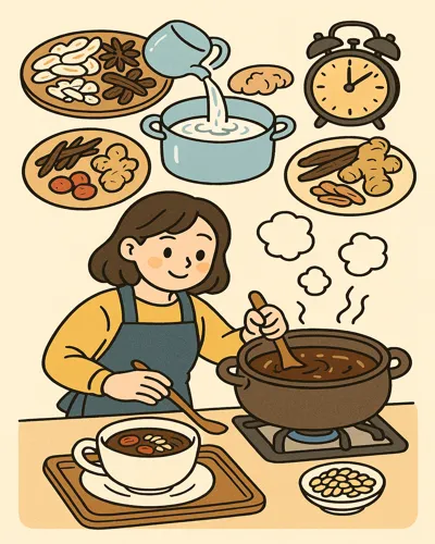 쌍화차 만드는 법과 끓이는 비법22