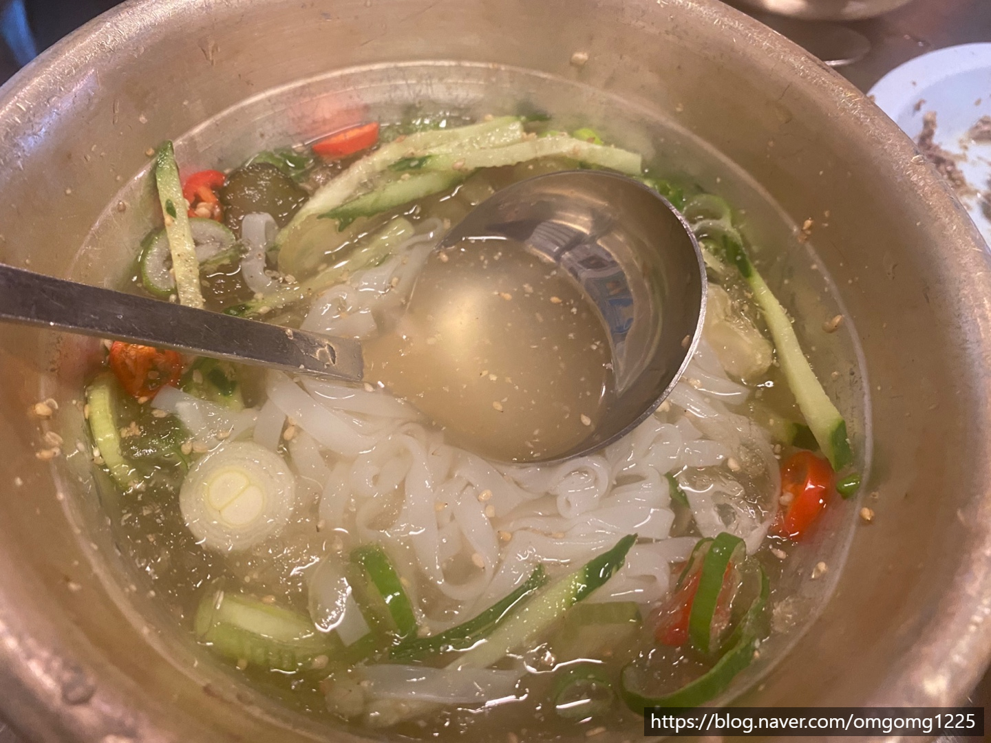 선릉상록수 특수부위 고기맛집 오이니냉국수