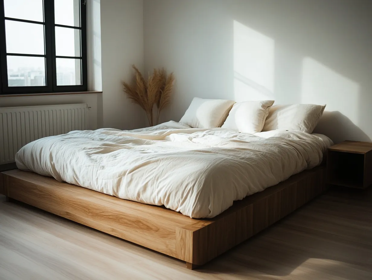 저상형 침대 프레임의 단점과 해결 방법