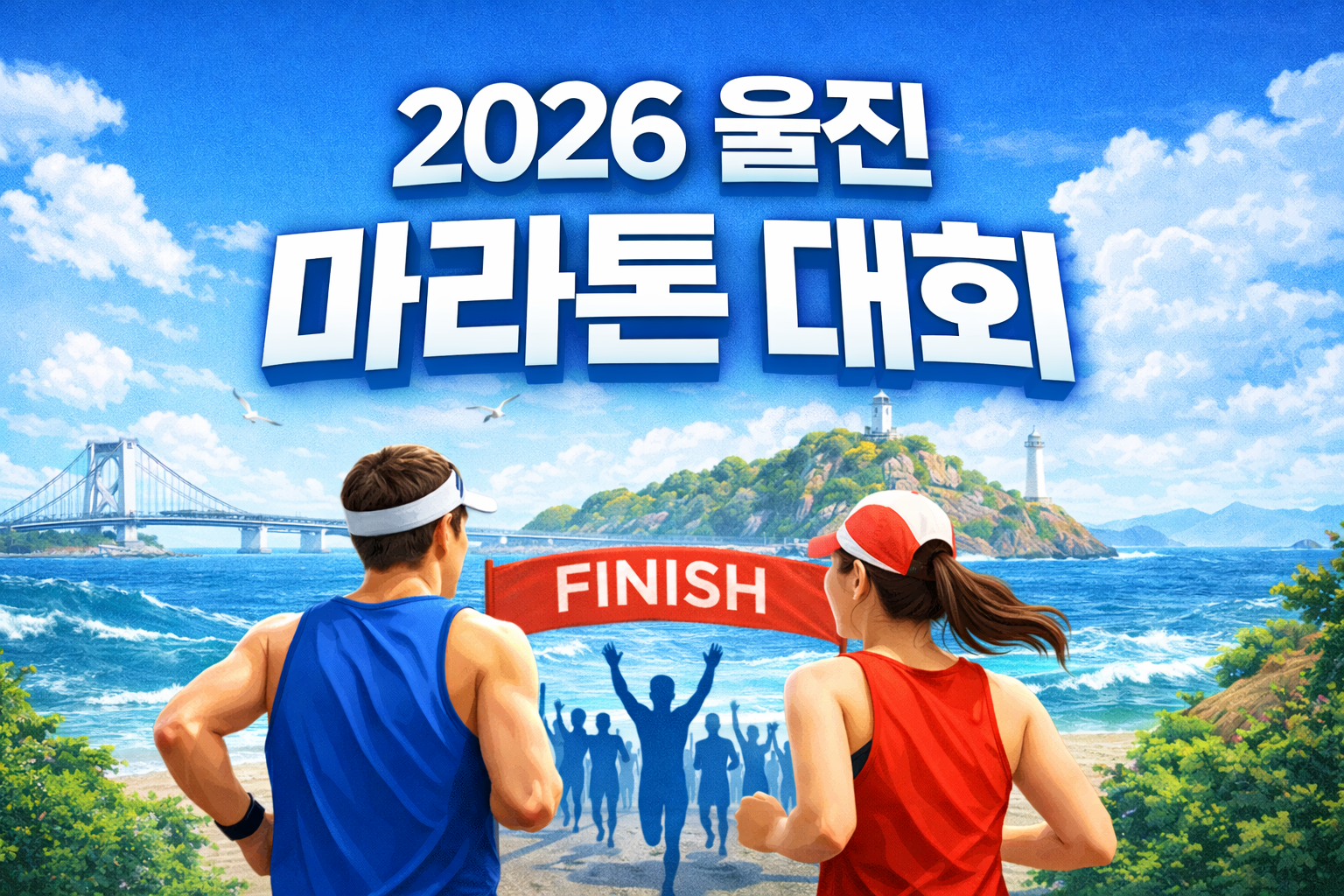 울진 마라톤대회 금강송배