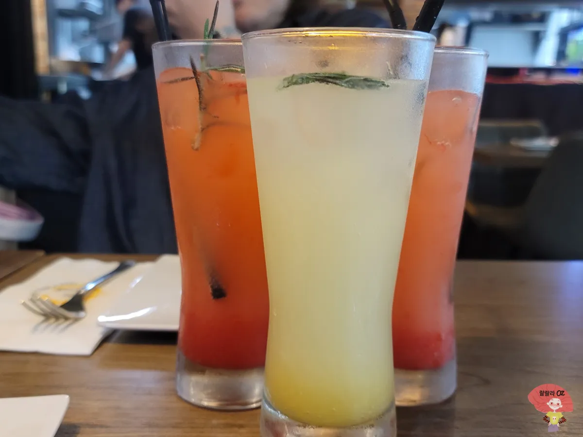 서울-송파구-잠실-크래프트아일랜드-음식점-음료-자몽-레몬-에이드-3잔