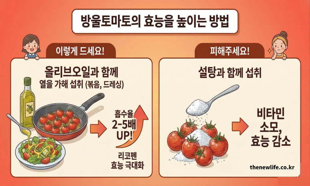 방울토마토 효능 높이는 조리법 섭취법
