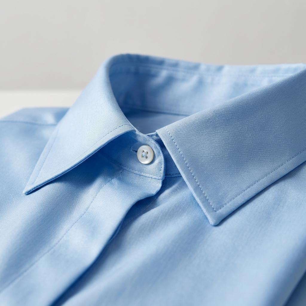 백화점 브랜드 부럽지 않은 고급스러운 시니어 블루 셔츠 고르는 법