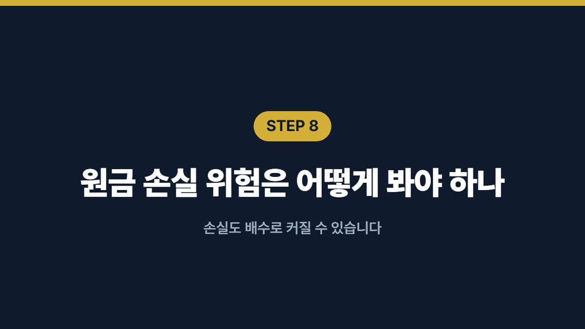 원금 손실 위험은 어떻게 봐야 하나 — 손실도 배수로 커질 수 있습니다