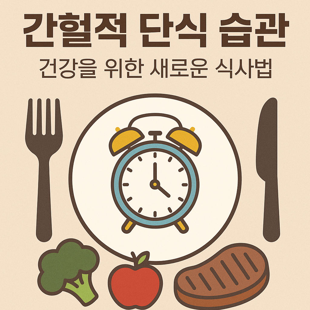 간헐적 단식 습관, 건강을 위한 새로운 식사법