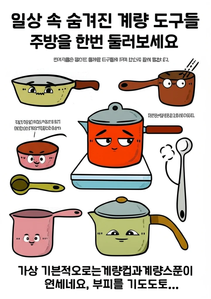 전자저울 없이도 완벽한 요리? 주방 ..