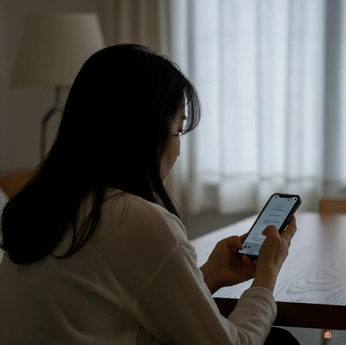 서류검토하는 한국여자02