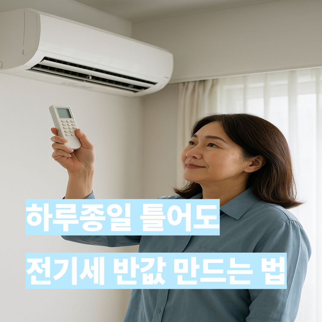 에어컨 전기세 절약법
