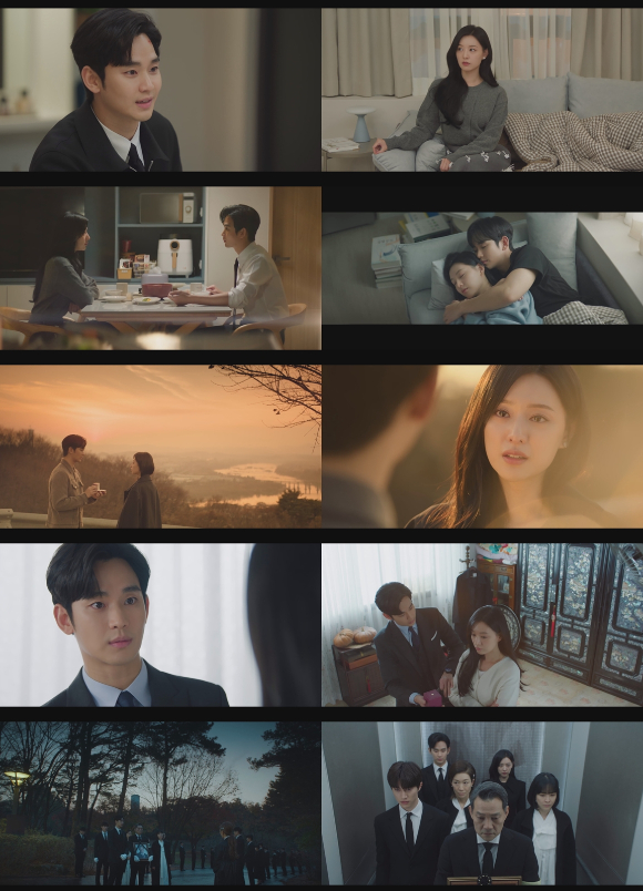 &#39;눈물의 여왕&#39; 김수현이 김지원에게 두 번째 프러포즈를 거절당했다.[사진=tvN 방송화면 캡처]