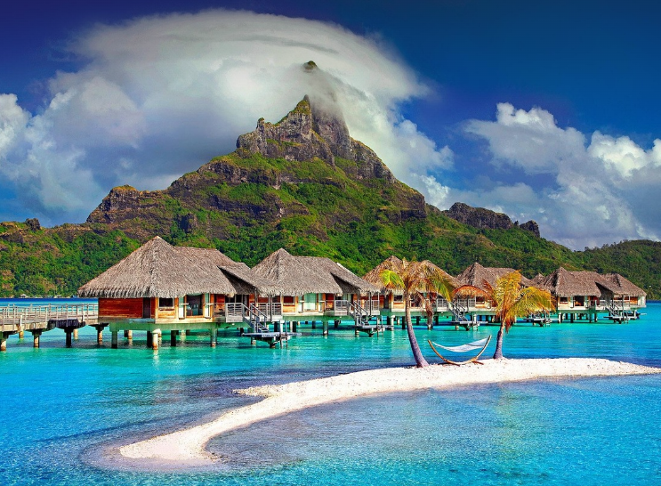 아름다운 섬 보라보라에서의 특별한 여행.