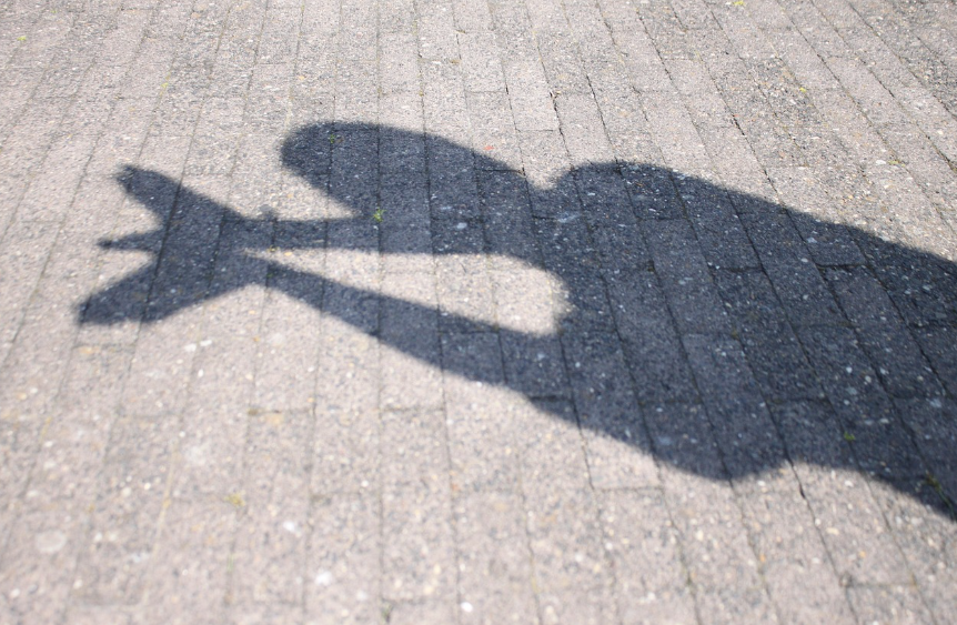 햇빛에 비친 그림자