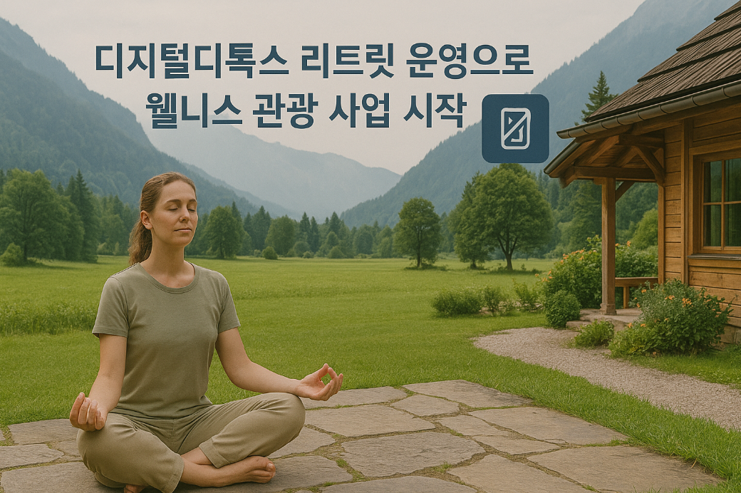 디지털디톡스 리트릿 운영으로 웰니스 관광 사업 시작