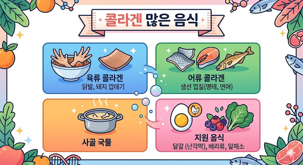콜라겐 많은 음식