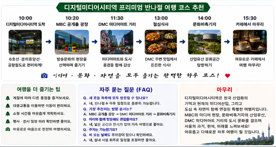 디지털미디어시티역 여행 코스